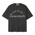 ESSENTIALS SS26 Training 90s Black — Camiseta y pantalón corto