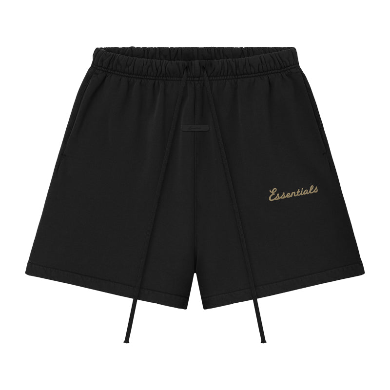 ESSENTIALS SS26 Training 90s Black — Tee & Shorts