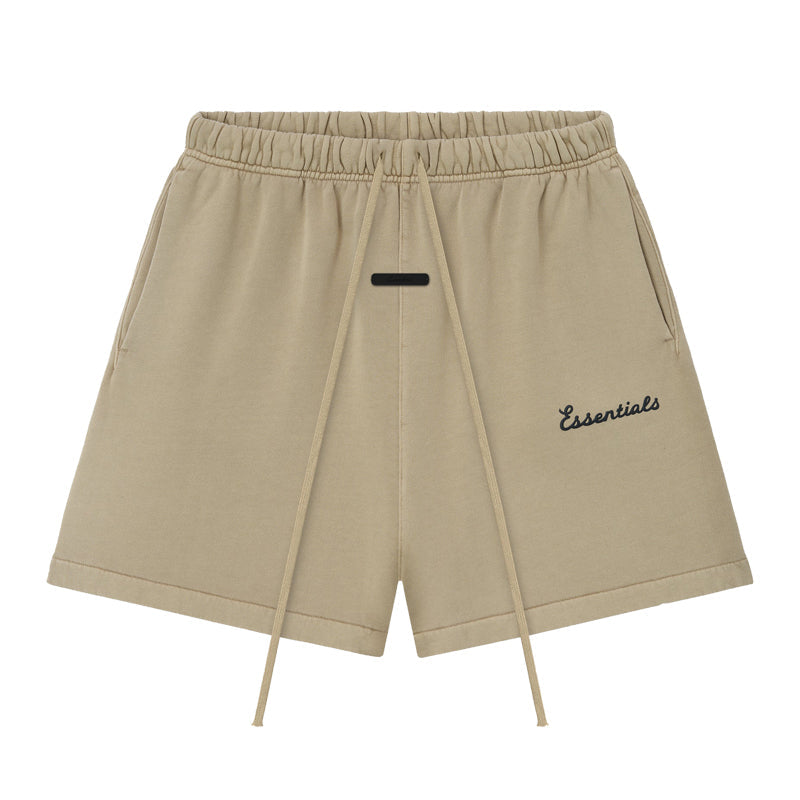 ESSENTIALS SS26 Training 90s Faded Dune — Tee & Shorts