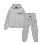 ESSENTIALS FW24 Corte holgado Gris jaspeado claro