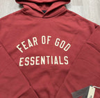 Sudadera con capucha de felpa Crimson ESSENTIALS FW24