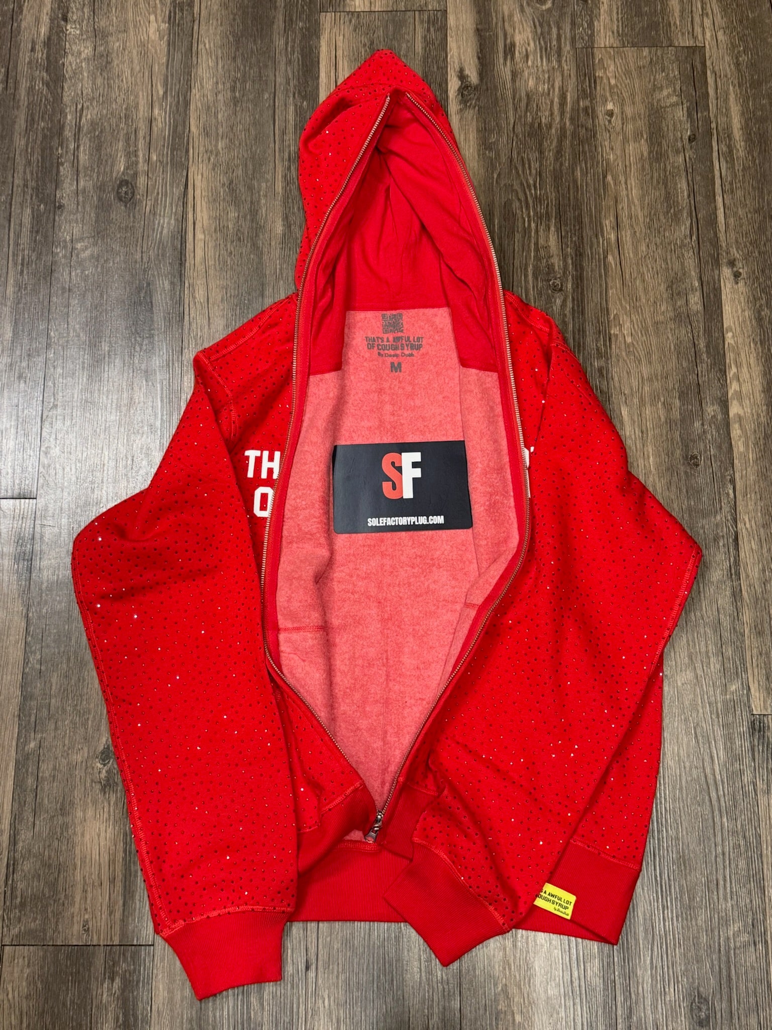 ALOC Rhinestone VVS Full Zip Hoodie