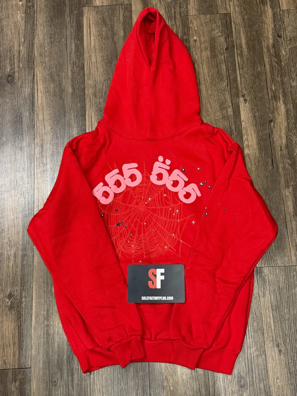 555 Red Angel Hoodie