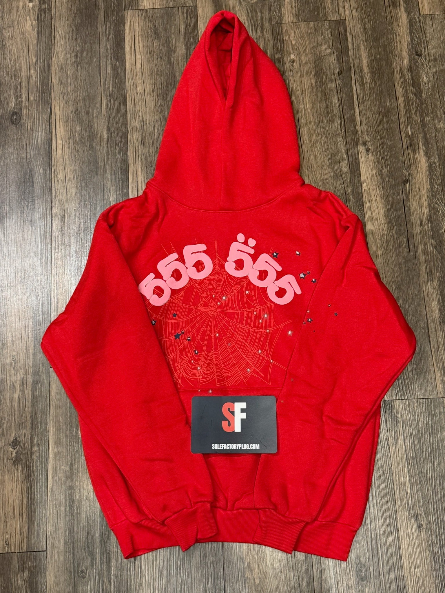 555 Red Angel Hoodie