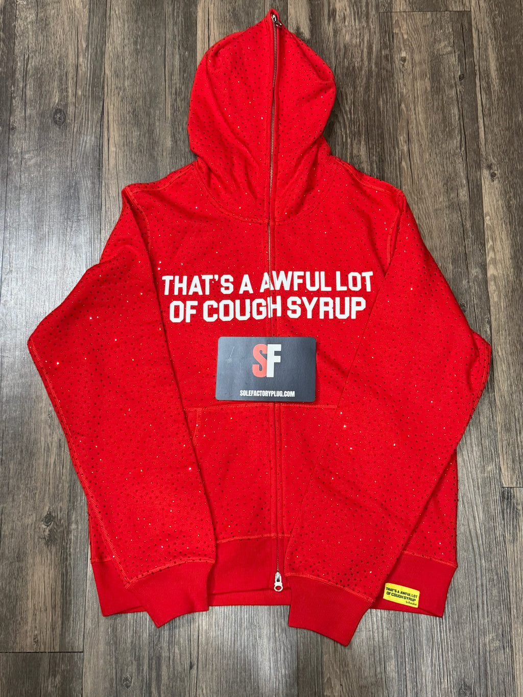 ALOC Rhinestone VVS Full Zip Hoodie