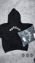 Sp5der Rhinestone Hoodie ‘Black’