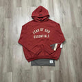 FW24 Essentials  Fleece Hoodie Crimson