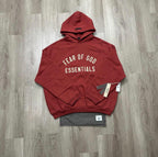 Sudadera con capucha de felpa Crimson ESSENTIALS FW24