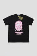 Black Tee Pink Ape