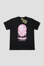 Black Tee Pink Ape