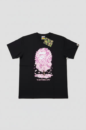 Black Tee Pink Ape