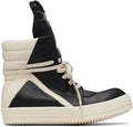 Rick Owens Black Temple Geobasket Sneakers