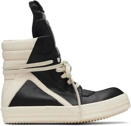 Rick Owens Black Temple Geobasket Sneakers