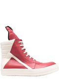 Rick Owen’s High-Top Sneaker- Red