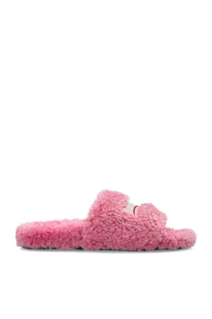 Balenciaga Furry Slides ‘Pink”