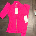 Pink Lululemon set/ Gold Zipper