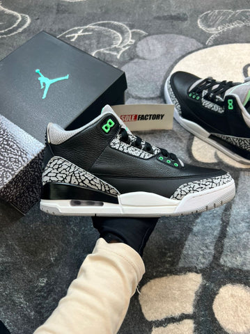 2024 Air Jordan 3 “Green Glow” Style Code: CT8532-031