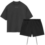 ESSENTIALS SS24 Negro — Camiseta y Pantalones cortos