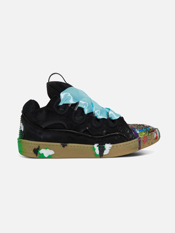 Gallery Dept. x Lanvin Curb Sneakers 'Paint Drip - Black'