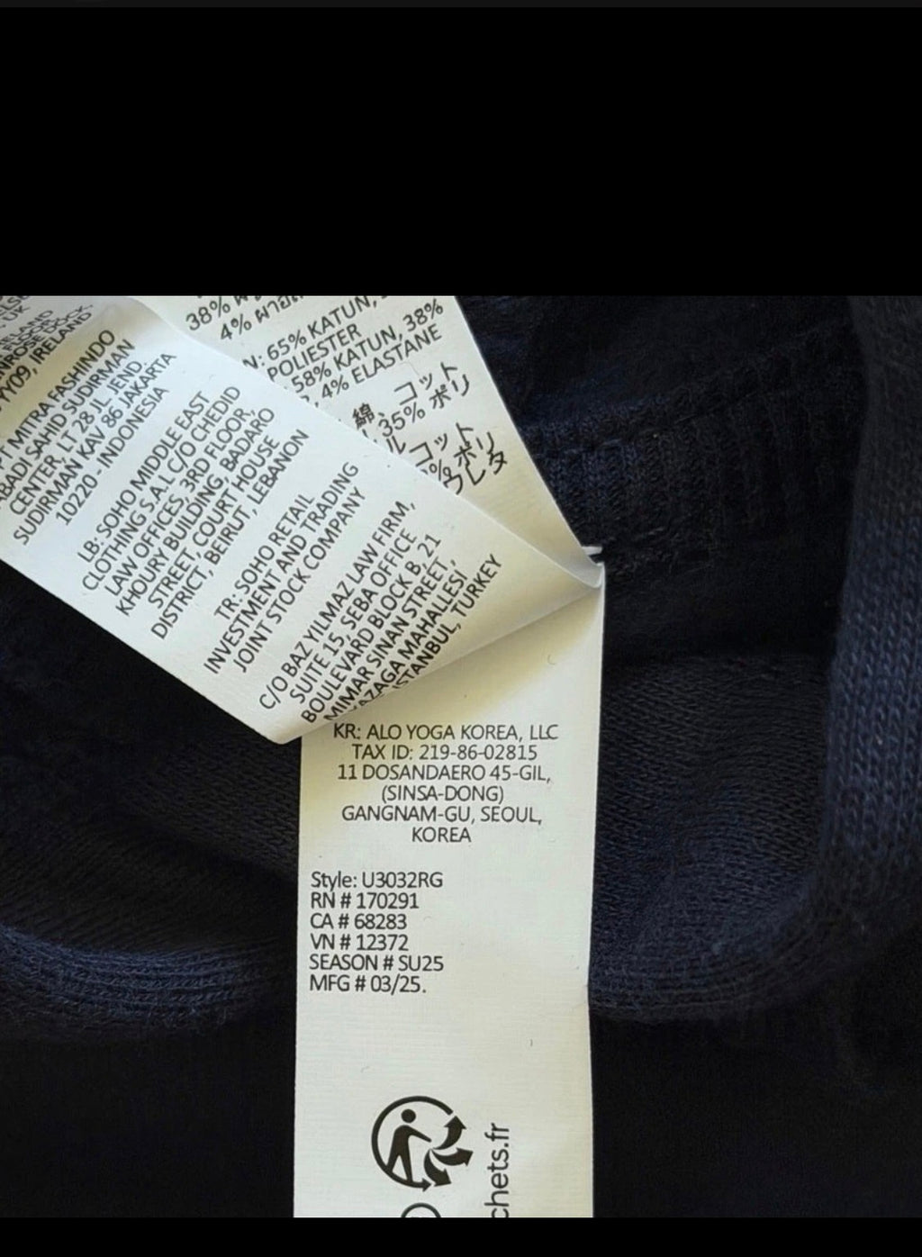 ALO Accolade hoodie — Navy — care and style label