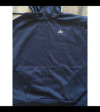 ALO Accolade hoodie — Navy — logo detail