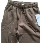 ALO Accolade pants — Espresso — waist detail