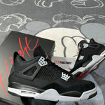 Air Jordan 4 Black Canvas